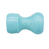 Blue Snakeskin Handcrafted Shaving Brush Handle (fits 24mm, 26mm knots) | Handcrafted Brush Handle | AP Shave Co.
