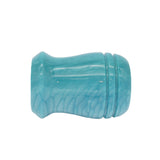 Blue Snakeskin Handcrafted Shaving Brush Handle (fits 24mm, 26mm knots) | Handcrafted Brush Handle | AP Shave Co.