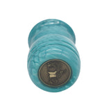 Blue Snakeskin Handcrafted Shaving Brush Handle (fits 24mm, 26mm knots)