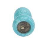 Blue Snakeskin Handcrafted Shaving Brush Handle (fits 24mm, 26mm knots) | Handcrafted Brush Handle | AP Shave Co.