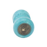 Blue Snakeskin Handcrafted Shaving Brush Handle (fits 28mm, 30mm knots) | Handcrafted Brush Handle | AP Shave Co.