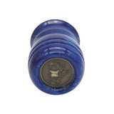 Deep Blue Snakeskin Handcrafted Shaving Brush Handle (fits 24mm, 26mm knots) | Handcrafted Brush Handle | AP Shave Co.