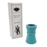 Blue Snakeskin Handcrafted Shaving Brush Handle (fits 24mm, 26mm knots) | Handcrafted Brush Handle | AP Shave Co.
