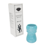 Blue Snakeskin Handcrafted Shaving Brush Handle (fits 28mm, 30mm knots) | Handcrafted Brush Handle | AP Shave Co.