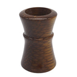 Burnt Gold Snakeskin Handcrafted Shaving Brush Handle (fits 24mm, 26mm knots) | Handcrafted Brush Handle | AP Shave Co.
