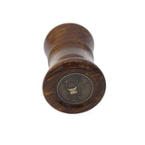 Burnt Gold Snakeskin Handcrafted Shaving Brush Handle (fits 24mm, 26mm knots) | Handcrafted Brush Handle | AP Shave Co.