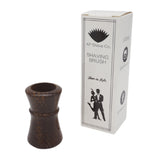 Burnt Gold Snakeskin Handcrafted Shaving Brush Handle (fits 24mm, 26mm knots) | Handcrafted Brush Handle | AP Shave Co.