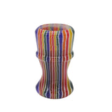 Candy Stripe Handcrafted Shaving Brush Handle (fits 24mm, 26mm knots) | Handcrafted Brush Handle | AP Shave Co.