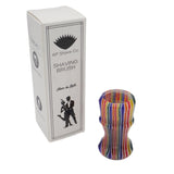 Candy Stripe Handcrafted Shaving Brush Handle (fits 24mm, 26mm knots) | Handcrafted Brush Handle | AP Shave Co.