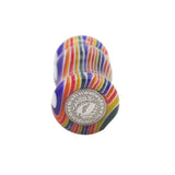 Candy Stripe Handcrafted Shaving Brush Handle (fits 24mm, 26mm knots) | Handcrafted Brush Handle | AP Shave Co.