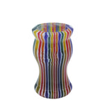 Candy Stripe Handcrafted Shaving Brush Handle (fits 24mm, 26mm knots) | Handcrafted Brush Handle | AP Shave Co.