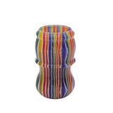 Candy Stripe Handcrafted Shaving Brush Handle (fits 24mm, 26mm knots) | Handcrafted Brush Handle | AP Shave Co.