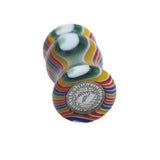 Candy Stripe Handcrafted Shaving Brush Handle (fits 24mm, 26mm knots) | Handcrafted Brush Handle | AP Shave Co.