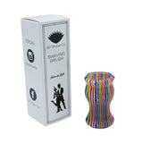 Candy Stripe Handcrafted Shaving Brush Handle (fits 24mm, 26mm knots) | Handcrafted Brush Handle | AP Shave Co.