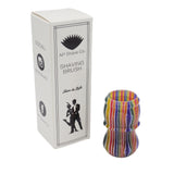 Candy Stripe Handcrafted Shaving Brush Handle (fits 24mm, 26mm knots) | Handcrafted Brush Handle | AP Shave Co.