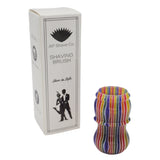 Candy Stripe Handcrafted Shaving Brush Handle (fits 24mm, 26mm knots) | Handcrafted Brush Handle | AP Shave Co.