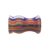 Candy Stripe Handcrafted Shaving Brush Handle (fits 24mm, 26mm knots) | Handcrafted Brush Handle | AP Shave Co.