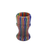 Candy Stripe Handcrafted Shaving Brush Handle (fits 24mm, 26mm knots) | Handcrafted Brush Handle | AP Shave Co.