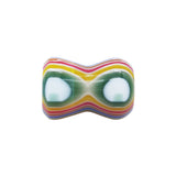 Candy Stripe Handcrafted Shaving Brush Handle (fits 24mm, 26mm knots) | Handcrafted Brush Handle | AP Shave Co.