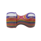 Candy Stripe Handcrafted Shaving Brush Handle (fits 24mm, 26mm knots) | Handcrafted Brush Handle | AP Shave Co.