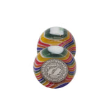 Candy Stripe Handcrafted Shaving Brush Handle (fits 24mm, 26mm knots) | Handcrafted Brush Handle | AP Shave Co.