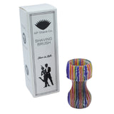 Candy Stripe Handcrafted Shaving Brush Handle (fits 24mm, 26mm knots) | Handcrafted Brush Handle | AP Shave Co.