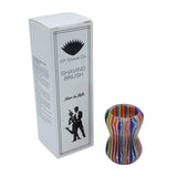 Candy Stripe Handcrafted Shaving Brush Handle (fits 24mm, 26mm knots) | Handcrafted Brush Handle | AP Shave Co.