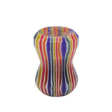 Candy Stripe Handcrafted Shaving Brush Handle (fits 24mm, 26mm knots) | Handcrafted Brush Handle | AP Shave Co.