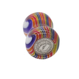 Candy Stripe Handcrafted Shaving Brush Handle (fits 24mm, 26mm knots) | Handcrafted Brush Handle | AP Shave Co.