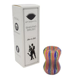 Candy Stripe Handcrafted Shaving Brush Handle (fits 24mm, 26mm knots) | Handcrafted Brush Handle | AP Shave Co.