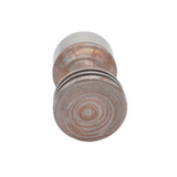 Super Copper & White Aluminum Handcrafted Shaving Brush Handle (fits 26mm, 28mm knots) | Handcrafted Brush Handle | AP Shave Co.