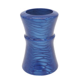 Deep Blue Snakeskin Handcrafted Shaving Brush Handle (fits 24mm, 26mm knots) | Handcrafted Brush Handle | AP Shave Co.