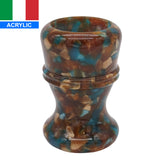 Diamonds in the Rough Handcrafted Shaving Brush Handle (fits 28mm, 30mm knots) | Handcrafted Brush Handle | AP Shave Co.