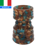 Diamonds in the Rough Handcrafted Shaving Brush Handle (fits 24mm, 26mm knots) | Handcrafted Brush Handle | AP Shave Co.