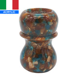 Diamonds in the Rough Handcrafted Shaving Brush Handle (fits 24mm, 26mm knots) | Handcrafted Brush Handle | AP Shave Co.