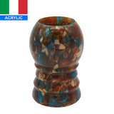 Diamonds in the Rough Handcrafted Shaving Brush Handle (fits 24mm, 26mm knots) | Handcrafted Brush Handle | AP Shave Co.