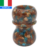 Diamonds in the Rough Handcrafted Shaving Brush Handle (fits 24mm, 26mm knots) | Handcrafted Brush Handle | AP Shave Co.