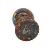 Diamonds in the Rough Handcrafted Shaving Brush Handle (fits 24mm, 26mm knots) | Handcrafted Brush Handle | AP Shave Co.