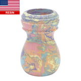 Spring Pastel Tye Dye Handcrafted Shaving Brush Handle (fits 24mm, 26mm knots)