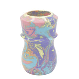 Spring Pastel Tye Dye Handcrafted Shaving Brush Handle (fits 24mm, 26mm knots)