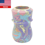 Spring Pastel Tye Dye Handcrafted Shaving Brush Handle (fits 24mm, 26mm knots)