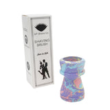 Spring Pastel Tye Dye Handcrafted Shaving Brush Handle (fits 28mm, 30mm knots)