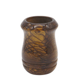 Burnt Gold Snakeskin Handcrafted Shaving Brush Handle (fits 24mm, 26mm knots) | Handcrafted Brush Handle | AP Shave Co.