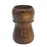 Burnt Gold Snakeskin Handcrafted Shaving Brush Handle (fits 28mm, 30mm knots) | Handcrafted Brush Handle | AP Shave Co.