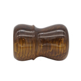 Burnt Gold Snakeskin Handcrafted Shaving Brush Handle (fits 24mm, 26mm knots) | Handcrafted Brush Handle | AP Shave Co.
