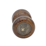 Burnt Gold Snakeskin Handcrafted Shaving Brush Handle (fits 24mm, 26mm knots) | Handcrafted Brush Handle | AP Shave Co.