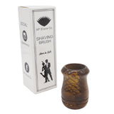 Burnt Gold Snakeskin Handcrafted Shaving Brush Handle (fits 24mm, 26mm knots) | Handcrafted Brush Handle | AP Shave Co.