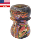 Night Graffiti Handcrafted Shaving Brush Handle (fits 24mm, 26mm knots) | Handcrafted Brush Handle | AP Shave Co.