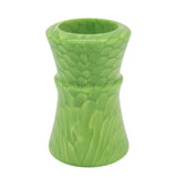 Green Snakeskin Handcrafted Shaving Brush Handle (fits 24mm, 26mm knots) | Handcrafted Brush Handle | AP Shave Co.