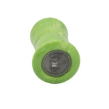 Green Snakeskin Handcrafted Shaving Brush Handle (fits 24mm, 26mm knots) | Handcrafted Brush Handle | AP Shave Co.